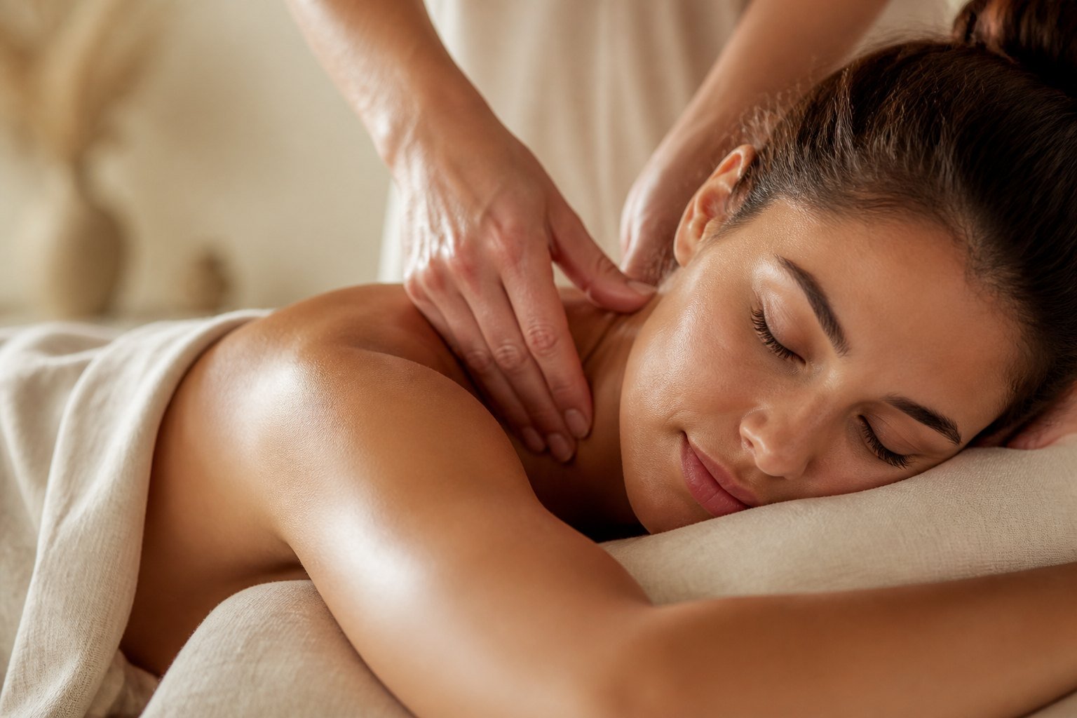 Nackenmassage – WM Studio Wiesbaden